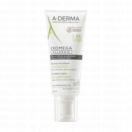 ADERMA Exomega Allergo - Baume émollient anti-grattage 200ml