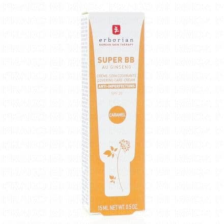 ERBORIAN Super BB Au Ginseng SPF 20 Caramel 15ml